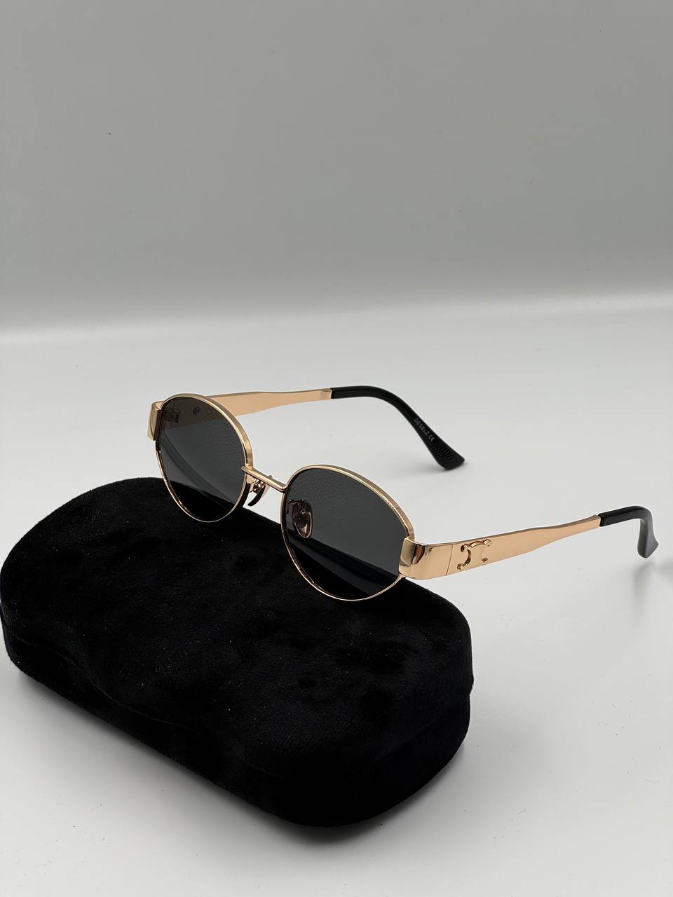 عینک سلین فریم طلایی(فیک)