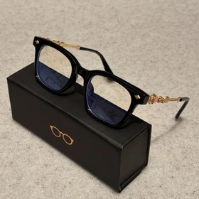 عینک کروم هارتز بلوکات طلایی (کد5)